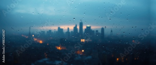 City skyline silhouette at ...