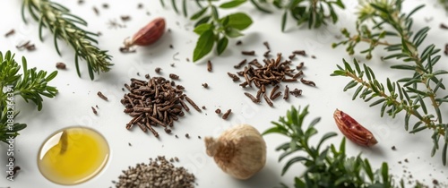 Various plants set against ...
