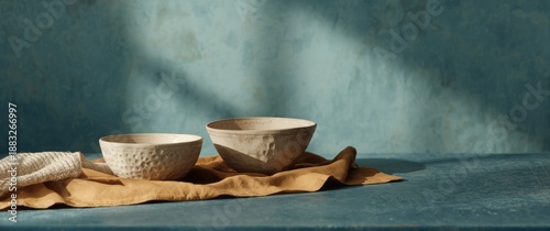 A pair of organic textured ...