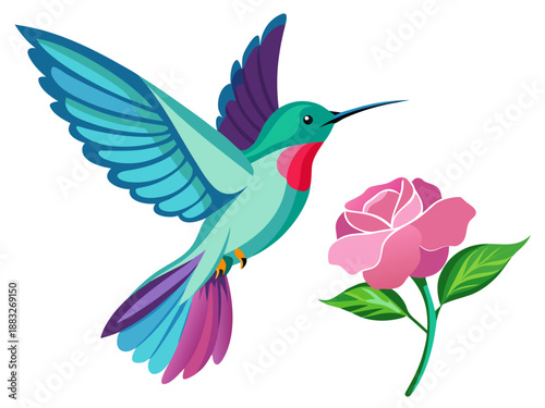 vector illustration of a bird