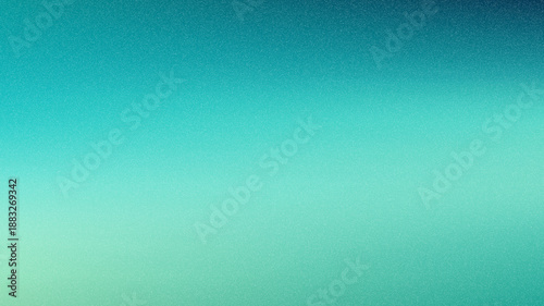 Teal Gradient Background with Grainy Texture, Abstract Design Element