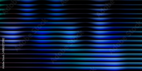 Glass ripple texture with dark gradient background, lilac light streaks Vector illustration, Glass effect background