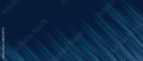 Abstract dark blue background with glowing blue tech dots texture. Modern and futuristic digital data abstract concept. VOL. 2