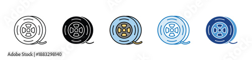 Materials minimal icon set multiple style collection