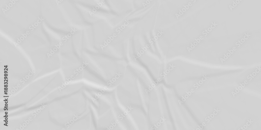 Fototapeta premium White crumpled paper texture. white crumpled paper texture sheet background. Wrinkled paper texture.