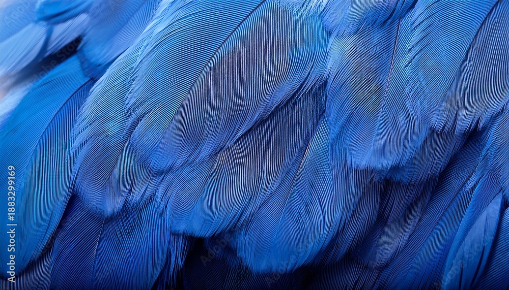 Obraz premium Blue Feathers Texture