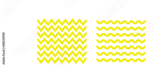 Bild auf Leinwand Seamless yellow lines pattern for backdrop and wallpaper template