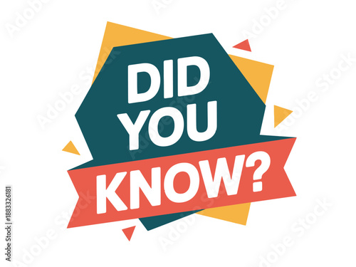 Colorful Did You Know Infographic Template