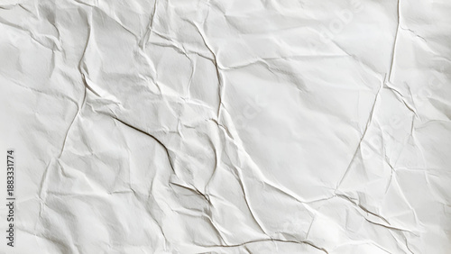 Crumpled paper. sheet of white cardboard paper. detailed high resolution texture. abstract background for wallpaper.