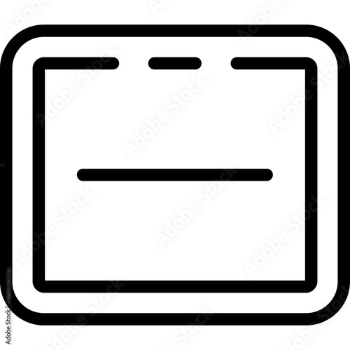 Tableau sur toile Dash Icon