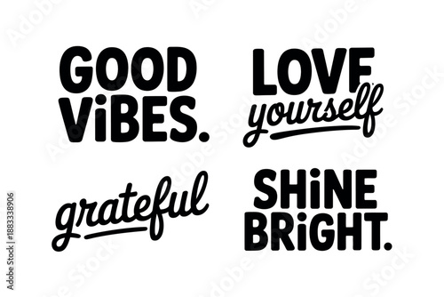 Inspirational Quotes and Typography Designs