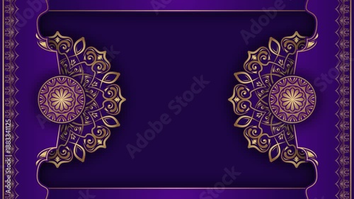 Artistic Gold Mandala Luxury Background