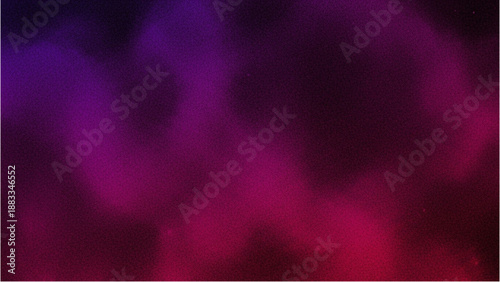 Vibrant abstract smoke clouds in purple and red hues, viewed from a close-up perspective
