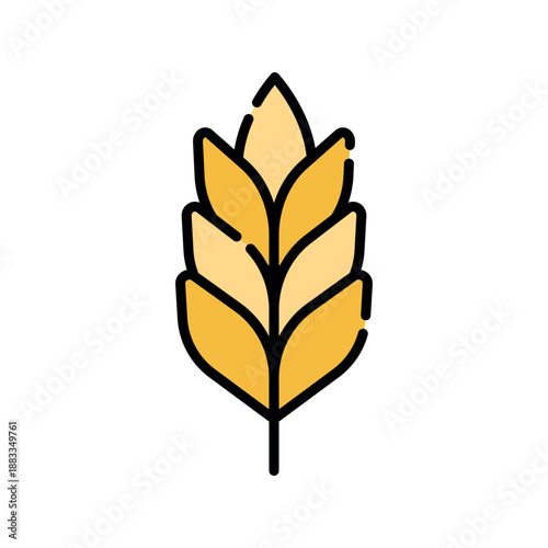 cereals color line icon.