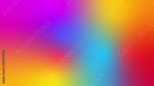 Abstract Soft Gradient Background Loop in Magenta Blue and Orange – Smooth Blurred Motion for Modern Branding