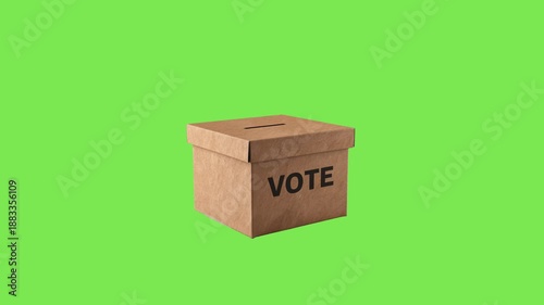 Vote Now Animation – Simple Call to Action Text Motion Graphic on Clean Background