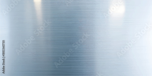 A metallic silver background with a textured, brushed steel surface and a shiny, industrial pattern