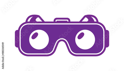 Take a look at this 2D pixel-perfect 3D goggles icon, an isolated vector silhouette illustration for VR, AR, and MR.

