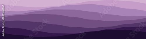 Artistic representation of undulating purple waves, ideal for modern design and creative backgrounds.