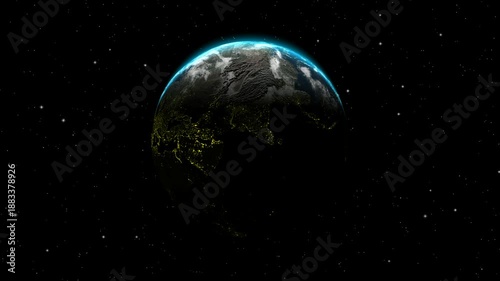 earth and moon