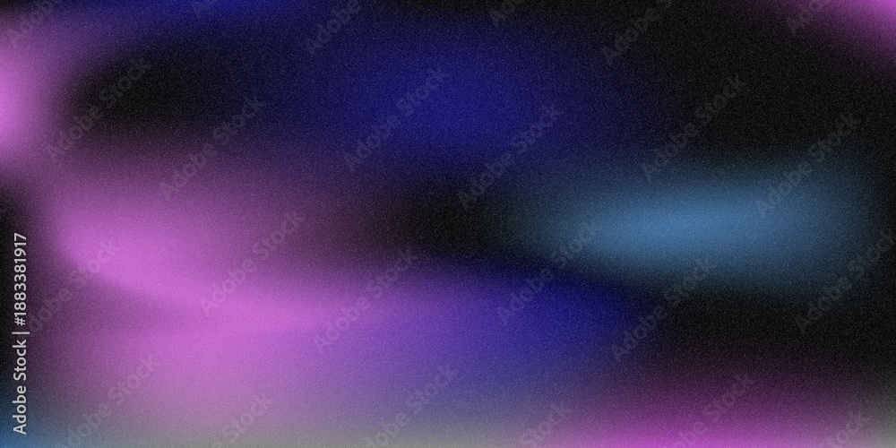 Fototapeta premium Abstract Dark purple blue abstract glow background with smooth gradient haze soft grain texture futuristic mood lighting for creative digital design branding wallpapers and modern visuals