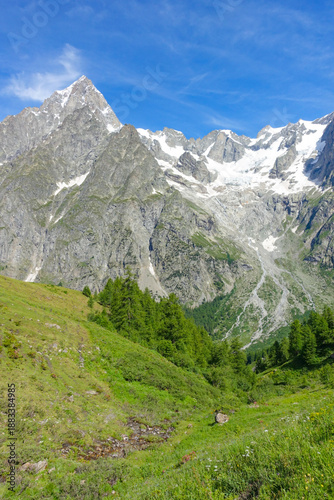 Wallpaper Mural Italian mountain landscape in the alps on a July day  Torontodigital.ca