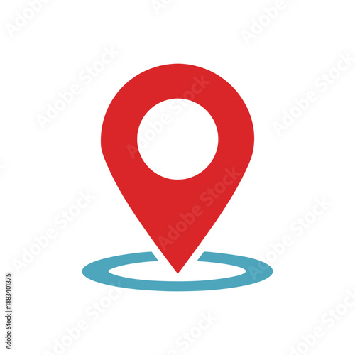Free Download A colorful location marker vector art illustration - GFXLoad