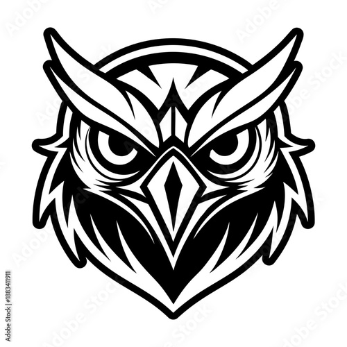 A solid style icon showing a falcon symbol