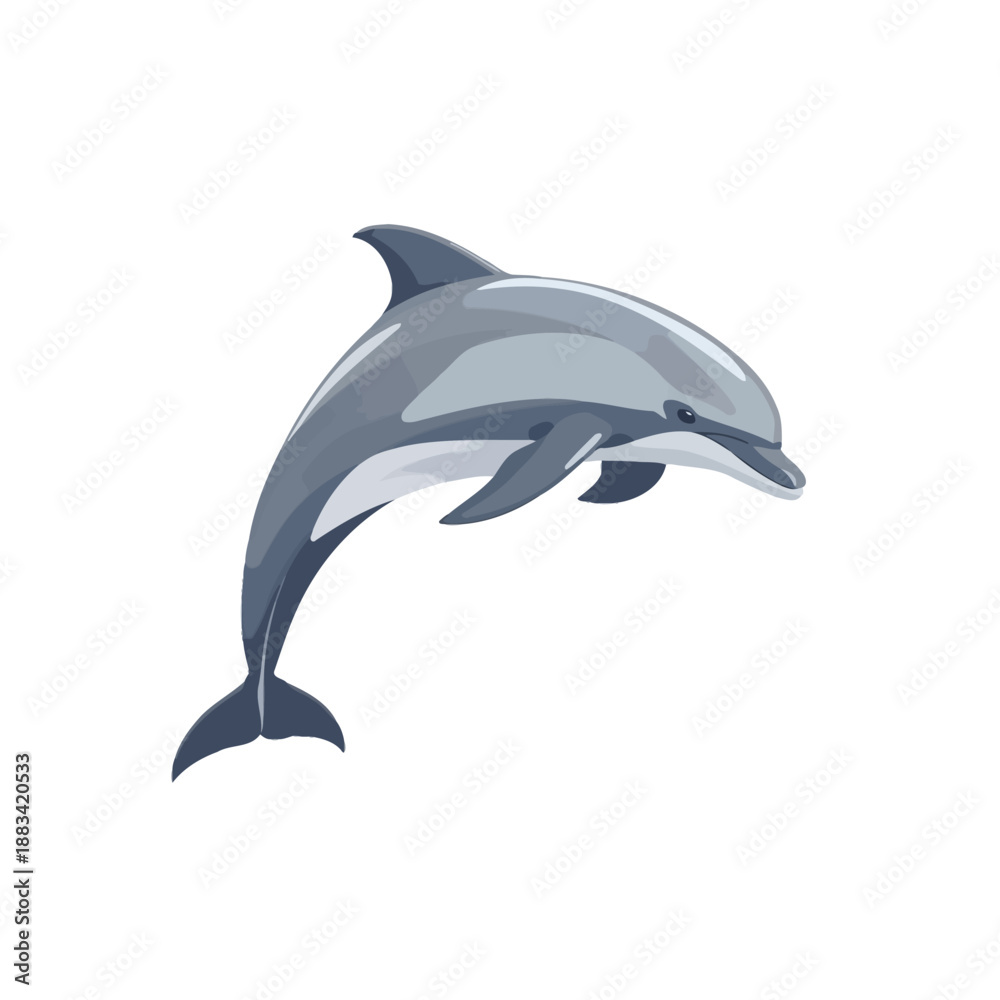 Obraz premium The Dolphin Design Very Cool 
