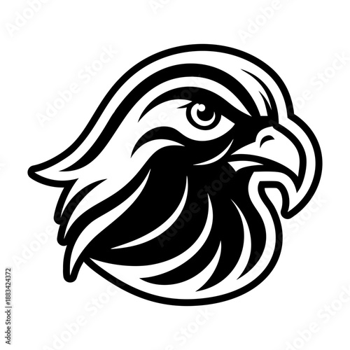 Filled style icon showing a dove mascot