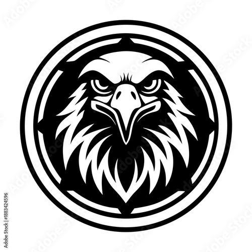 Filled style icon showing an aquila symbol
