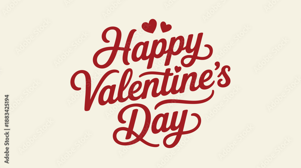 Fototapeta premium Happy valentine's day Vector, illustration