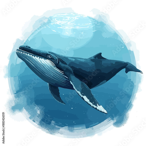 Whale Design Very Cool Animal