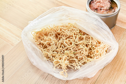 切り干し大根と鯖缶