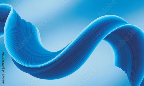 Abstract blue wave pattern