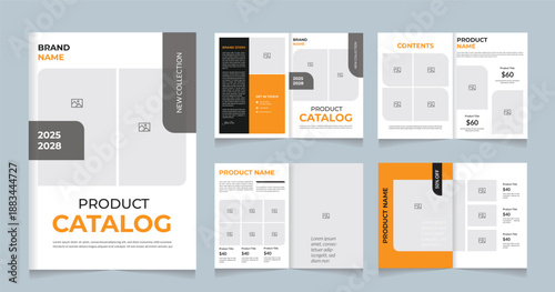 Minimalist Fashion Product Catalog Template with Modern Layout