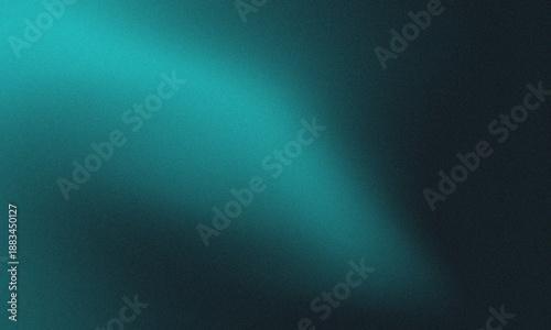 фотографія Abstract blue teal green grainy gradient background ,with dark noise texture bac