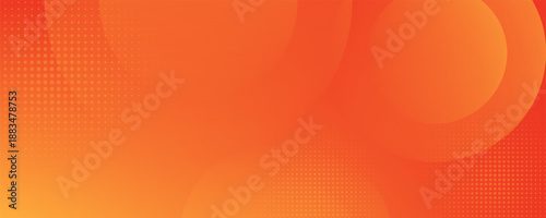 abstract orange circular background. Dynamic sound wave.