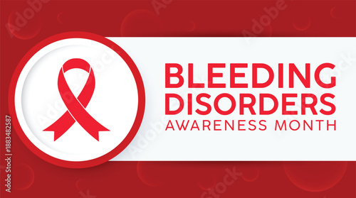Vector illustration about Bleeding Disorders awareness month observed each year during March .