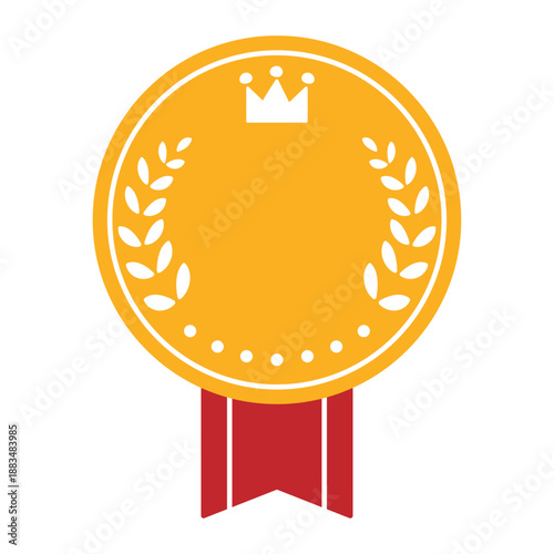 手描き風の王冠のシンプルでかわいいランキング素材