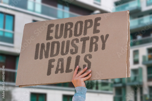 Fotografija "Europe Industry Falls" Continental manufacturing drops