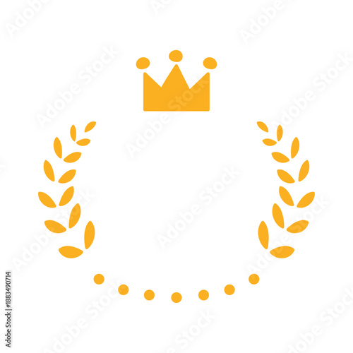 シンプルでかわいい王冠のランキング素材
