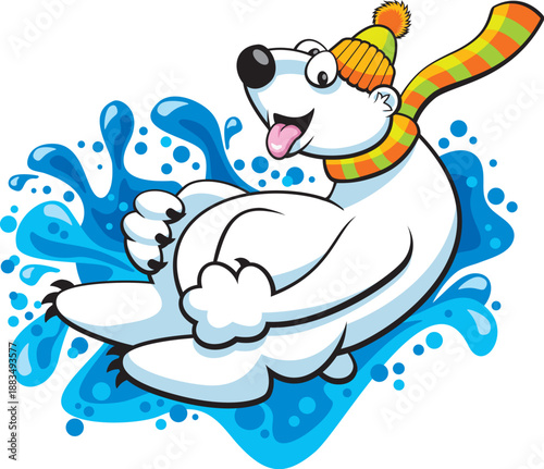 Polar bear plunge 5.eps