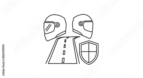 Motorcycle safety gear and road protection for a secure journey