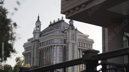 Wallpaper Mural Eclectic building with expressive architectural style enriched with classical elements. Balanced composition highlights historical reference Torontodigital.ca