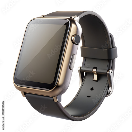 Modern Smart Watch Health Tracker Isolated