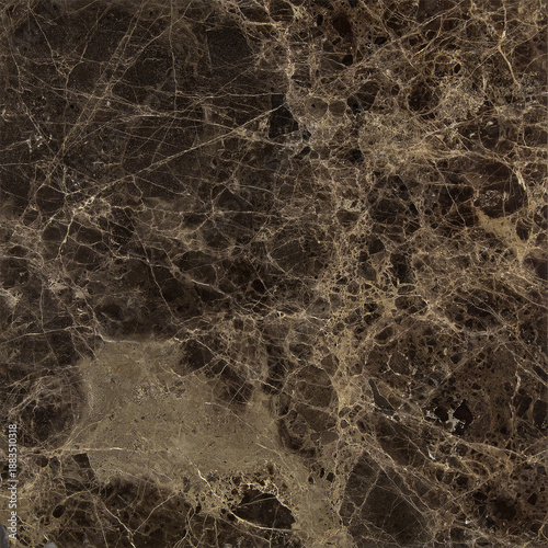 Title: Dark Brown Emperador Marble Effect Ceramic Tile Texture