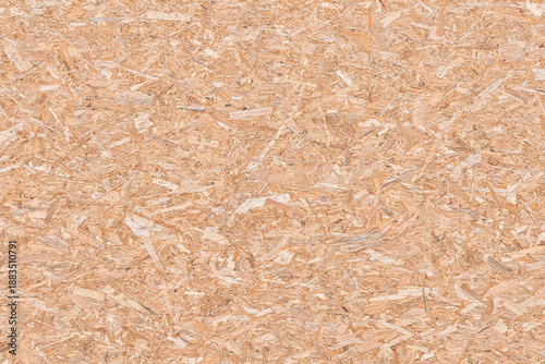 Fotografi OSB Wood Flakes Texture Background, Oriented Strand Board