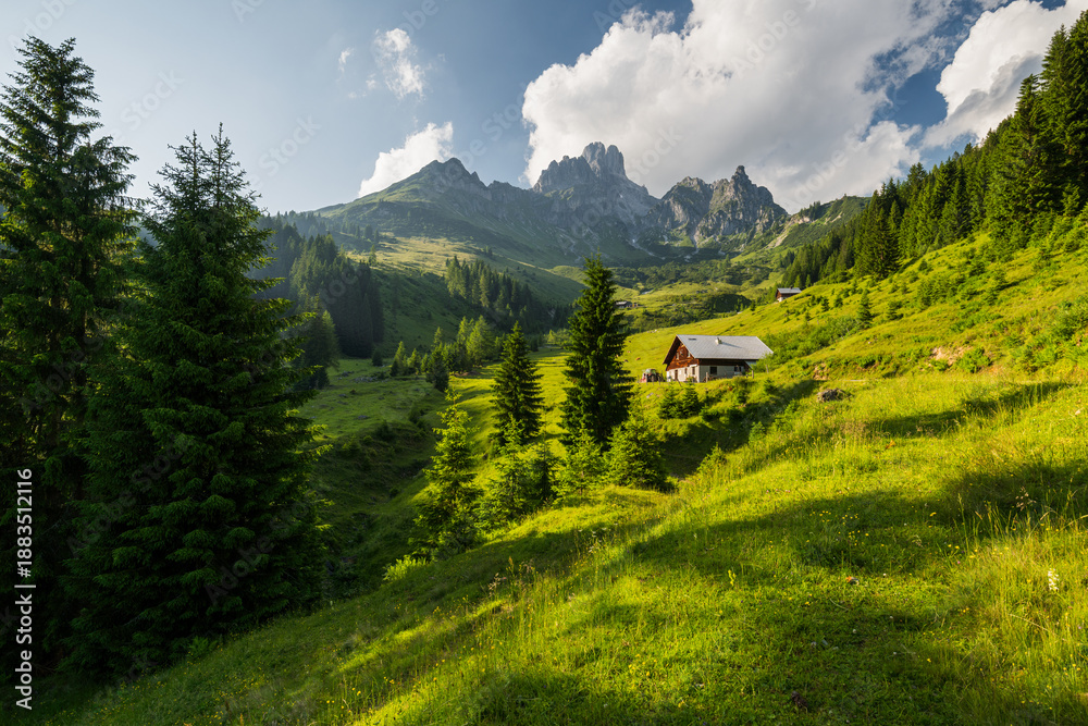 Obraz premium Bischofsmütze, Dachsteingebirge, Salzburg, Österreich