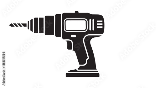 Flat design icon of a futuristic digital thermometer for temperature measurement